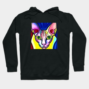 Sphynx Cat - Pop Art Hoodie